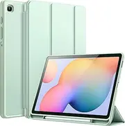 [JETech] Case for Samsung Galaxy Tab S6 Lite 10.4-Inch 2024/2022/2020 with S Pen Holder, Slim Tablet Cover with Soft TPU Back, Auto Wake/Sleep (Mint)