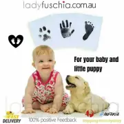 Newborn Footprint Handprint Safe Inkless Gift Foot Hand Print Wipe Kit Gift AU