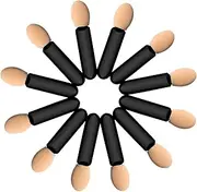 Disposable Eyeshadow Applicators,120 Pcs Eye Shadow Brushs Small Sponge Tip Eyeshadow Applicators Sticks 1.57Inch Mini Eye Makeup Brushes Short Eyeshadow Brushs for Makeup