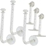 OATIPHO Hair Bows Holder Wall Hanging Hair Rope Stand Pcs Adhesive Hooks for Hairband Storage Display