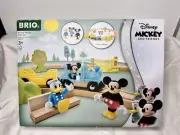 Brio Mickey Mouse Train Set New