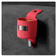 Car Hook Storage Box Seat Back Milk Bottle Beverage Cup Holder Suede Rear Storage Car Storage Box Hook Red 1pcs