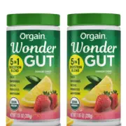 Orgain Organic Wonder Gut Fiber Supplement Powder, 5 in 1 Digest Blend (2-Pack)