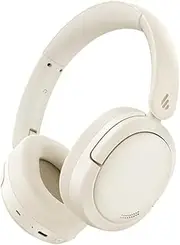 Edifier W800BT Pro Wireless Over-Ear Headphones with Active Noise Cancellation, Hi-res Audio Headsets with Fast Charging, Ivory