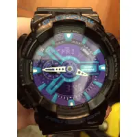 在飛比找蝦皮購物優惠-G-shock 黑藍紫 95新