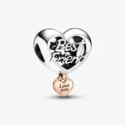 *BRAND NEW* Pandora Moments Sterling Silver Love You Best Friend Charm 782243C00