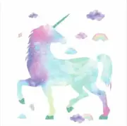 RoomMates, Galaxy Unicorn Peel And Stick Giant Wall Decal With Glitter