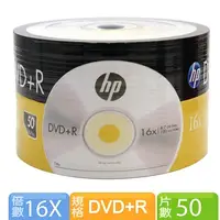 在飛比找PChome24h購物優惠-HP DVD+R 16X 4.7GB 50片