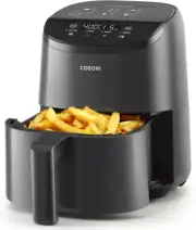COSORI Air Fryer 2.1 QT, Small & Mini 4-in-1 airfryer Ideal for Grey