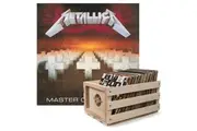 Crosley Record Storage Crate & Metallica Master Of Puppets - Vinyl Album Bundle