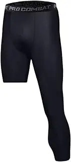 [Fiocias] Men's Base Layer Tights for Fitness And Sports Activities