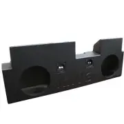 King Boxes 10" Dual Upfire Sealed Speaker Box for '19-Up Gladiator AK-JEGL-10