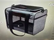 Vceoa Carrier Soft-Sided Pet Carrier Medium 17.5"L x 11.0"W x 11.0"H Open Box sp