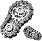 WENJIO Fidget Spinner Metal Sprocket Toy, Anti-Stress Toy for Adults and Children, Kinetic Gear Hand Toy for Anxiety Relief and Relaxation in The Office or Home