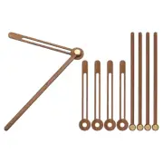 Clock Hands Kit, 5 Set Wooden Mechanism Clock Hand Parts for 14 Inch Clock, C1