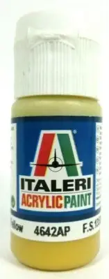 Italeri GLOSS YELLOW (#4642AP) - 20ml Water Based Acrylic Model Hobby Paint