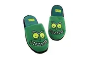 Rick And Morty Mens Pickle Rick Slippers (Green) - UTNS7070