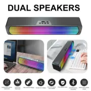 Bluetooth 5.0 Home TV Sound Bar Speaker System Wireless Subwoofer 6D Surround