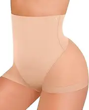 [SHAPELLX] Women's Shapewear Panties Tummy Control Underwear High Waist Body Shaper Breathable Compression Briefs Girdle