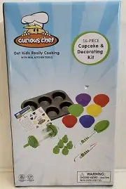 Curious Chef 16 Pcs Cupcake Decorating Kit Get Kids Really Cooking