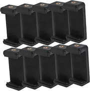 COHEALI 10pcs Lightweight Tripod Phone Holder Adapter Compatibility for Live Streaming and Professional Photography Durable Design for Secure and Stable Use