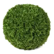 3rd Street Inn Small Cypress Topiary Ball - Artificial Plant Set - Indoor/Out...