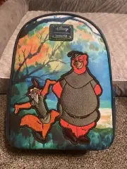 Loungefly Disney Robin Hood & Little John Mini Backpack Box Lunch Exclusive