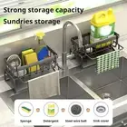 Kitchen Sink Storage Rack Multi-functional Organizer Durable Caddy Load-bearing