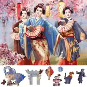 Wooden Jigsaw Puzzle for Adults by FoxSmartBox -220 Pcs -Sakura Blossom Festival