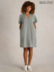 White Stuff White Lindsay Linen Blend Dress (F13866) | $159