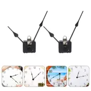 2 Sets Replacement Clock Mechanism Short Shaft Modern Movement Needle