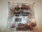 New Celebrity Head Lock Manikin Clamp Holder w/ 4 Stems H-222