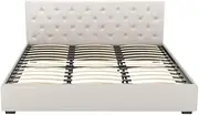 [Artiss] Bed Frame King Size Gas Lift Storage Mattress Base Wooden Beige Vila