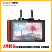 FORHOPE XM155 5.5 inch 3 in 1 Camera DSLR Monitor Wireless Transmitter Receiver