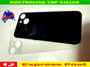 New Back Rear Cover Glass Replacement For iPhone 13 Mini, White, BIG CAMERA HOLE