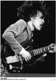 AC/DC - The Reading Rock Festival, 1976 Maxi Poster