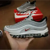 在飛比找Yahoo!奇摩拍賣優惠-【正品】NIKE AIR MAX 97 OG QS 銀彈 銀