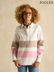 Joules Brinley Tan/Pink Deck Shirt (E01793) | $159