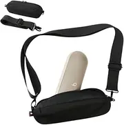 Mesh Nylon Fabric Shoulder Bag for 2024 New Beats Pill Bluetooth Speaker Sound Box Cross-Body Portable Protective Case，Black