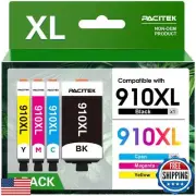 PACITEK 910XL Ink Cartridges Replacement for Hp 910 910XL Ink Cartridges Comb