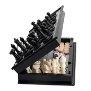 Magnetic Chess Sets - 3 in 1 Travel Chess Checkers Backgammon Set with 10"