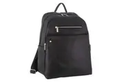 Pierre Cardin Mens Leather Business Backpack - Black
