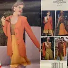 Vogue Sewing Pattern 2907 Dress Jacket Top Skirt Shorts Sizes 18-22