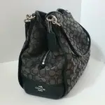 COACH 蔻馳 手提包 SIGNATURE 灰色 MERCARI 日本直送 二手