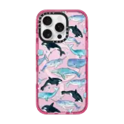 iPhone 16 Pro Impact Case MagSafe Compatible Whales, Orcas & Narwhals