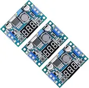 3 Pack LM2596 DC to DC Voltage Regulator 4-40V to 1.5-35V Buck Converter with LED Display