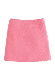 BISBY Kids' Quilted Mini Skirt in Rose at Nordstrom, Size 2T
