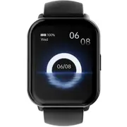 HiFuture Zone2 Smart Watch - Black 1.96" Display - Up to 7 Days Battery Life - Bluetooth Calling - IP68 Water Resistance - Health & Fitness Tracking [ZONE2-BK]
