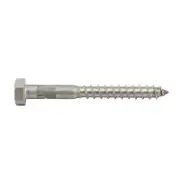 Zenith M8 x 50mm Stainless Steel Hex Head Coach Screw