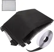 IWOWHERO Adhesive Window Screen Mesh Window Protective Screen Easy to Open and Close
